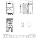 Falownik wektorowy 0,4kW 230VAC Delta Electronics VFD004E21T