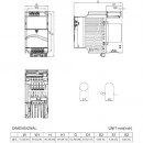 Falownik wektorowy 0,75kW 230VAC Delta Electronics VFD007E21T