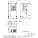Trójfazowy falownik 2,2/1,5 kW 460VAC VFD022C4EA-21 Delta Electronics