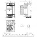 Falownik skalarny 2,2kW 3-fazowy 460VAC Delta Electronics VFD022EL43A