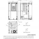 Trójfazowy falownik 5,5/4,0 kW 460VAC VFD055C43A-21 Delta Electronics