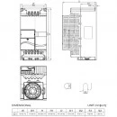 Falownik wektorowy 5,5kW 3-fazowy 400VAC Delta Electronics VFD055E43A
