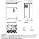 Falownik wektorowy 110kW 3-fazowy 460VAC Delta Electronics VFD1100C43A