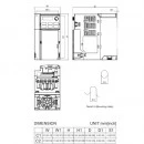 Przemiennik częstotliwości 1-fazowy 2,2 kW 230V AC Delta Electronics VFD11AMS21ANSAA