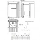 Przemiennik częstotliwości 3-fazowy 0,4 kW 400V AC Delta Electronics VFD1A5MS43MNSAA
