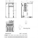 Przemiennik częstotliwości 3-fazowy 5,5 kW 230V AC Delta Electronics VFD25AMS23ANSAA