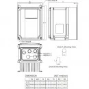 Przemiennik częstotliwości 3-fazowy 0,75 kW 400V AC Delta Electronics VFD2A7MS43MNSAA