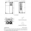 Falownik wektorowy 30kW 3-fazowy 460VAC Delta Electronics VFD300CP43B-21