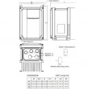 Przemiennik częstotliwości 3-fazowy 1,5 kW 400V AC Delta Electronics VFD4A2MS43MNSAA