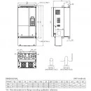 Falownik wektorowy 55kW 3-fazowy 460VAC Delta Electronics VFD550CP43S-21