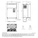 Falownik wektorowy 90kW 3-fazowy 460VAC Delta Electronics VFD900C43A