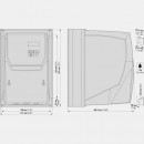 Trójfazowy falownik 11kW DA1-35017NB-B66C Eaton