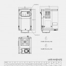 Falownik wektorowy 0,75kW 230VAC Delta Electronics VFD007CB21A-21