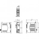 Falownik 0,4/0,75 kW 3x400 V AC MD800-1-4T1R8 Inovance
