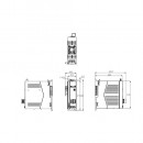 Falownik 2,2/3,7 kW 3x400 V AC MD800-1-4T5R5S Inovance