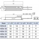 Rezystor hamowania 150 W 600 Ohm MCRA 150W 600 OHM