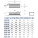 Rezystor hamowania 300 W 600 Ohm MCRF 300W 600 OHM