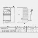 Falownik 1-fazowy 1,5kW 230VAC Sanyu SXE0037T2B