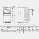 Falownik 1-fazowy 1,5kW 230VAC Sanyu SXE0037T2B