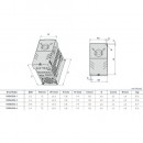 Falownik wektorowy 0,4kW 3-fazowy 400VAC LG SV004iG5A-4