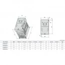 Falownik wektorowy 0,4kW 3-fazowy 400VAC LG SV004iG5A-4