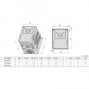 Falownik wektorowy 1,5kW 3-fazowy 400VAC LG SV015iG5A-4