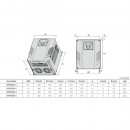 Falownik wektorowy 7,5kW 3-fazowy 400VAC LG SV075iG5A-4
