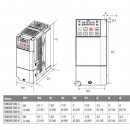 Falownik wektorowy 0,4kW 3-fazowy 400VAC LG LSLV0004-S100-4EXFNS