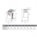 Falownik wektorowy 1,5kW 3-fazowy 400VAC LG LSLV0015-S100-4EOFNM