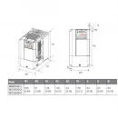 Falownik wektorowy 1,5kW 3-fazowy 400VAC LG LSLV0015-S100-4EXFNS