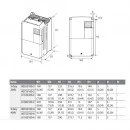 Falownik wektorowy 11kW 3-fazowy 400VAC LG LSLV0110-S100-4EXFNS
