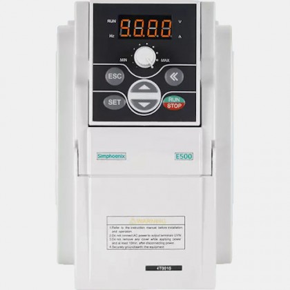 Jednofazowy falownik 0,4 kW E500-2S0004B Simphoenix