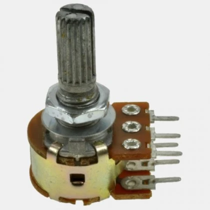Potencjometr jednoobrotowy 2x2,2kΩ  - WH148-1B-2-20V-B2,2K-AS