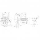 Potencjometr jednoobrotowy 20kΩ  - WH148-1A-2-20V-A20K-AS