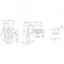 Potencjometr jednoobrotowy 20kΩ  - WH148-1A-2-20V-A20K-AS