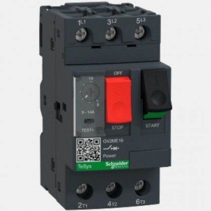 Wyłącznik silnikowy 3P 9…14  A GV2ME16 Schneider Electric