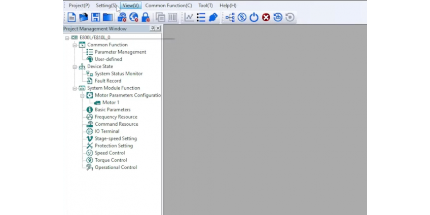 EuraDV Eura Drives - konfiguracja falowników