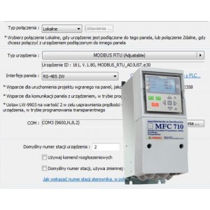 Komunikacja falownika Twerd z PLC Delta i HMI Weintek Komunikacja falownika Twerd z PLC Delta i HMI Weintek