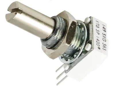 potencjometr osiowy jednoobrotowy